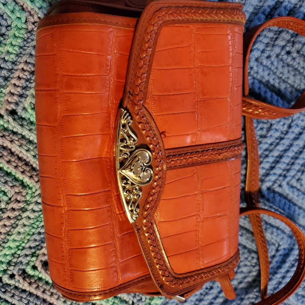 Faux leather fabric purse
